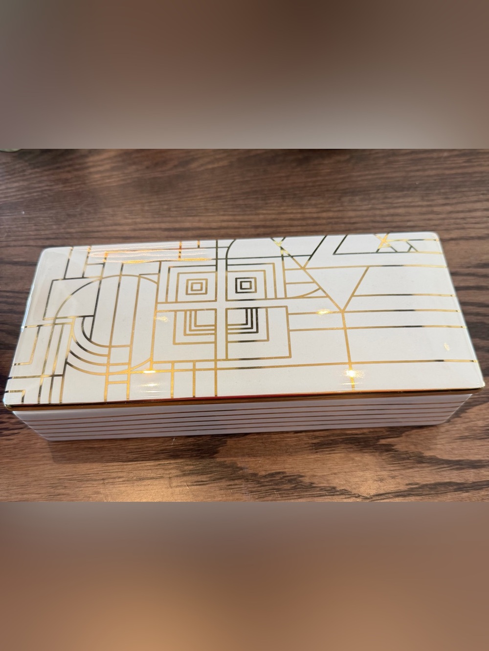 Frank Lloyd Wright 150th Decorative Ceramic Box Limited Edition #123 of 1500